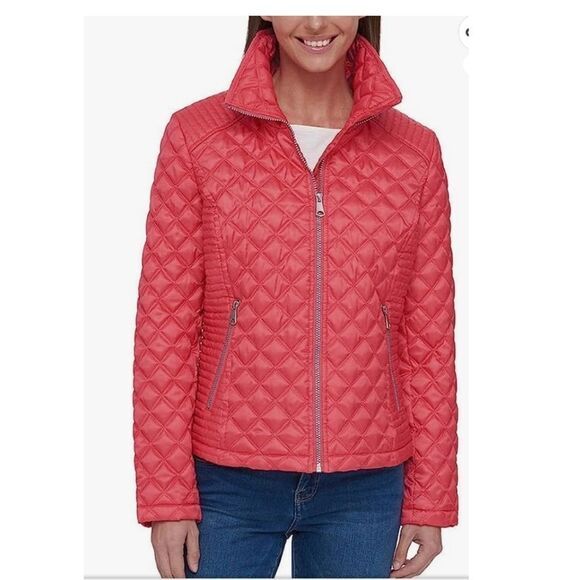 Marc New York Quilted red Jacket size S - Picture 1 of 5